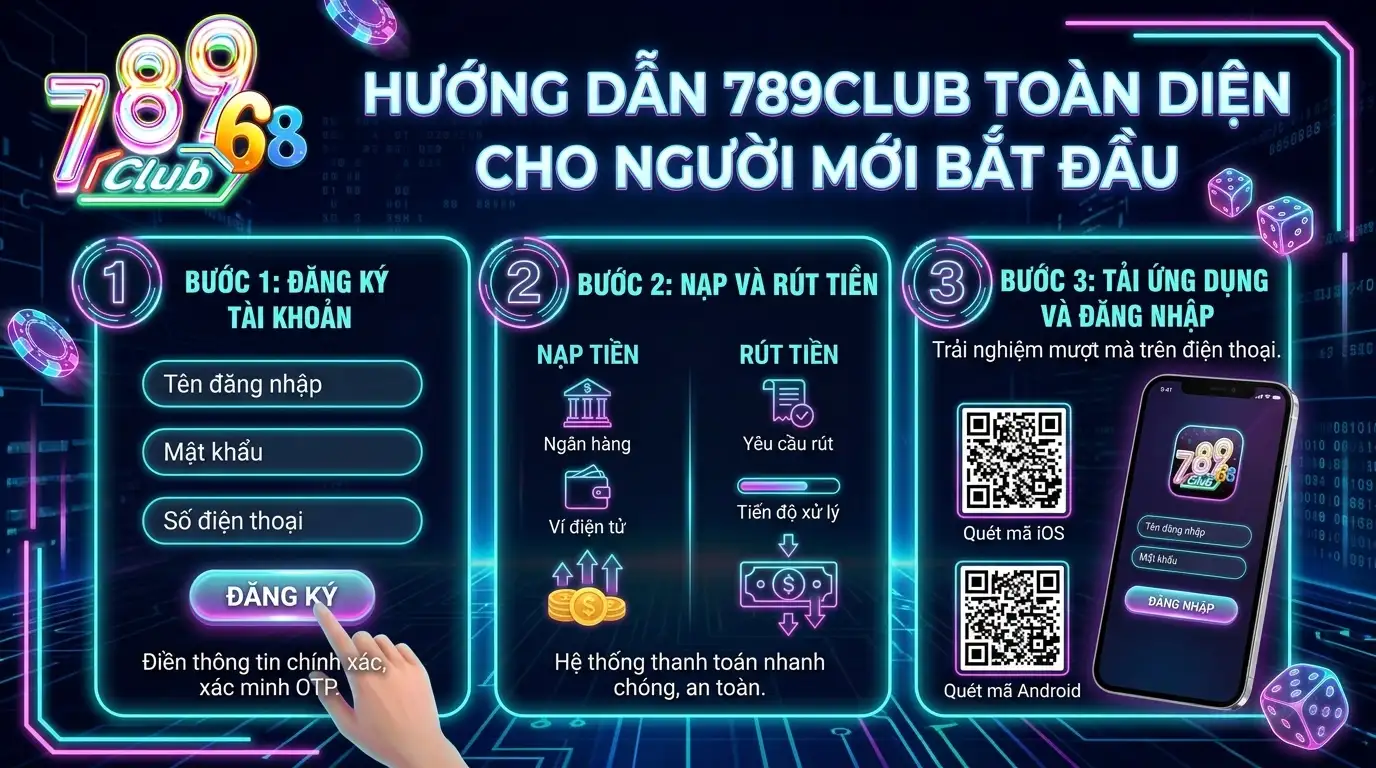 789CLUB 7 789club Hướng dẫn sử dụng 789 Club toàn tập cho người mới